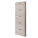 Scarpiera Serena 180x65x15 cm 5 ante olmo