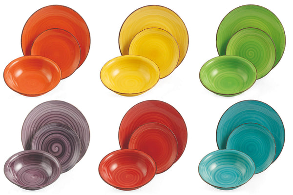 Servizio Piatti 18 Pezzi in Gres Villa d'Este Home Tivoli Baita Multicolor online