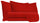 Set Lenzuola Matrimoniale Sopra Sotto e Federe Tinta Unita Rosso