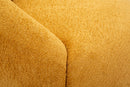 Poltrona Ginevra Senape 81x78x64 cm in Compensato e Spugna e Poliestere Senape      