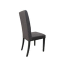 Set 2 Sedie 45x53x100 cm Edi Flash 17 tessuto sfoderabile antracite