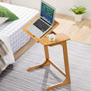 Tavolino Porta PC Computer da Letto Divano Reclinabile in legno