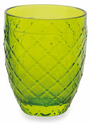 Confezione 6 Bicchieri Acqua in Vetro 350ml Villa d'Este Home Tivoli Rombi