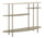 Console Saturno Plus Tortora 118x34x82 cm in Metallo Grigio tortora