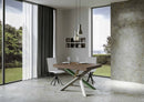 Tavolo Allungabile 140/244x90x77 cm Volantis Premium Noce