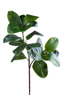 Ramo di Ficus Artificiale Real Touch Altezza 120 cm Rosso