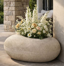 Porta Vaso da Esterno Stone 78,5x56x33,5 cm in Resina Grigio      