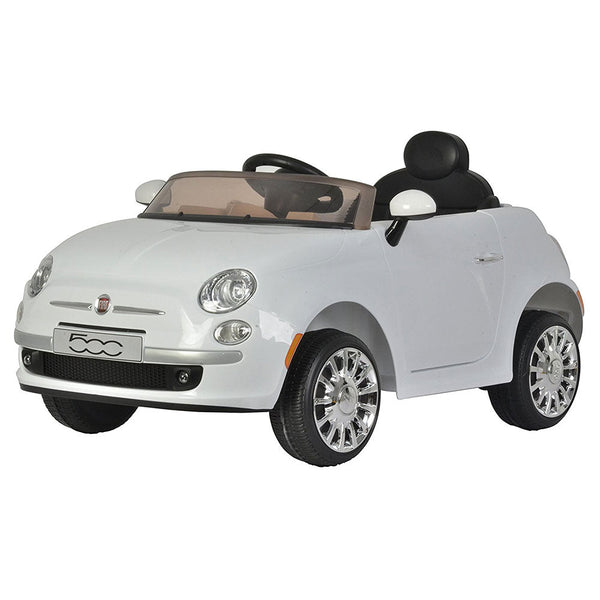 Macchina Elettrica per Bambini 12V con Licenza Fiat 500 Bianca prezzo