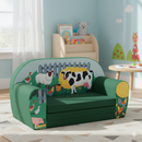 Divano Sofà per Bambini 80x31x50 cm in Cotone Fattoria Verde