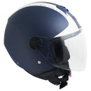 Casco Jet per Scooter Visiera Lunga CGM Deejay 107DJ1 Blu Opaco 