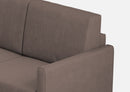 Divano 2 Posti 158x85x85 cm Karay in Tessuto Talpa