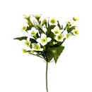 Set 6 Pick Non Ti Scordar di Me Artificiale Altezza 20 cm Bianco