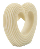 Decorazione Lovvy Quarzy 21x6x19 cm in Resina Bianco      