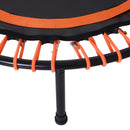 Trampolino Elastico Fitness per Interno e Esterno Nero e Arancione Ø101.6x25 cm 