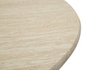 Tavolo da Pranzo Stoccolma Crema Ø120x86 cm in MDF e Ferro Crema      