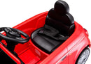 Macchina Elettrica per Bambini Licenza Fiat 500 12V con Telecomando Rosso