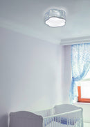 Plafoniera da Interno  E27 in Metallo Bianco