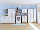 Armadio da Esterno 4 Ripiani 65x45x182H cm in Plastica Keter Excellence Alto Beige/Tortora