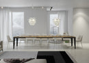 Tavolo Allungabile 120-380x90x77 cm Flame Evolution Quercia Naturale
