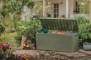 Baule da Esterno Keter Springwood 123x53,5x57 cm in Resina Verde