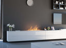 Camino a Bioetanolo da Incasso 100x32 cm Insert 1000 in Acciaio Inox