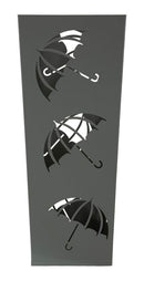 Portaombrelli Umbrella 19x19x48 cm in Metallo Grigio      