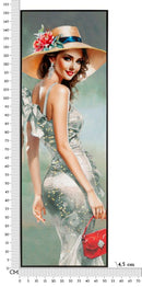 Dipinto su Tela Laccato Elegant con Cornice 52x4,5x152 cm in Pino e Tela e Plastica      