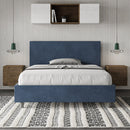 Letto Matrimoniale Adele Blu Varie Misure