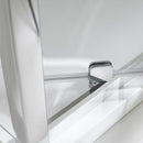 Box Doccia 3 Lati 1 Anta Battente In Cristallo Trasparente 6mm H185 Fosterberg Koge Trio Varie Misure