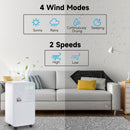 Deumidificatore d'Aria 16 Litri 270W  4 Modalità e 2 Velocità Bianco