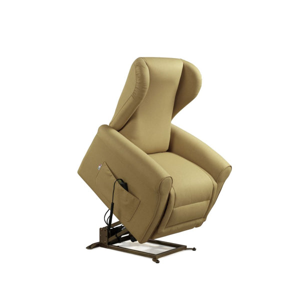Poltrona Alzapersona Elettrica 2 Motori 90x100x90 cm Sofa in Microfibra Dispositivo Medico 1 Cammello sconto