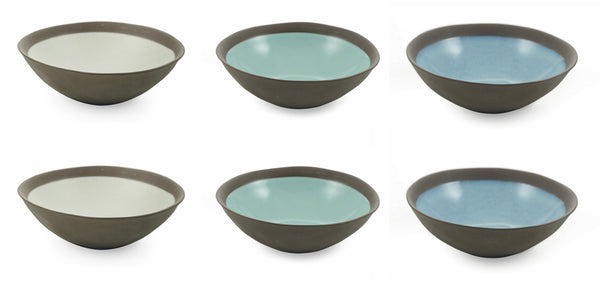 Set 6 Piatti Fondi Ø18,5x6 cm in Gres Villa d'Este Home Tivoli Mediterraneo acquista
