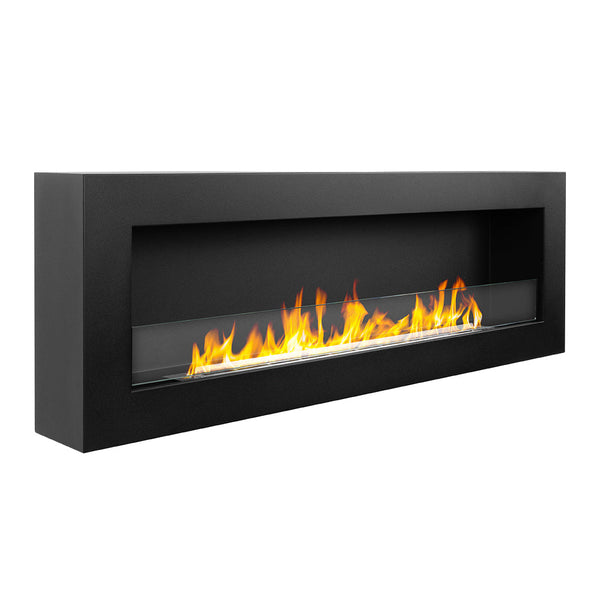 Camino a Bioetanolo da Parete 120x15x41 cm Siena 120 Nero Seconda Scelta online
