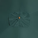 Ombrellone da Giardino 2x3 m Palo Ø38 mm in Legno Verde 