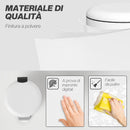 Pattumiera Bidone Immondizia 36x30x63,5 cm Cestino Rifiuti a Pedale Capienza 30L in Metallo Bianco Crema      