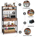 Mobile Scaffale da Cucina 5 Ripiani 1 Cassetto 80x40x160 cm Portaoggetti