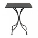 Tavolo Bristol 60x60x72 h cm in Acciaio Grigio scuro