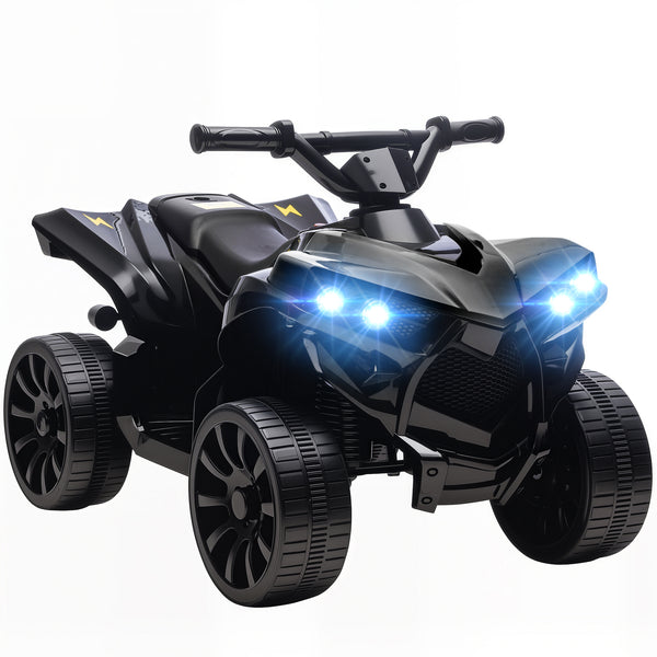 Quad Elettrico per Bambini ATV con Batteria Ricaricabile 6V Fari LED e Musica Nero sconto