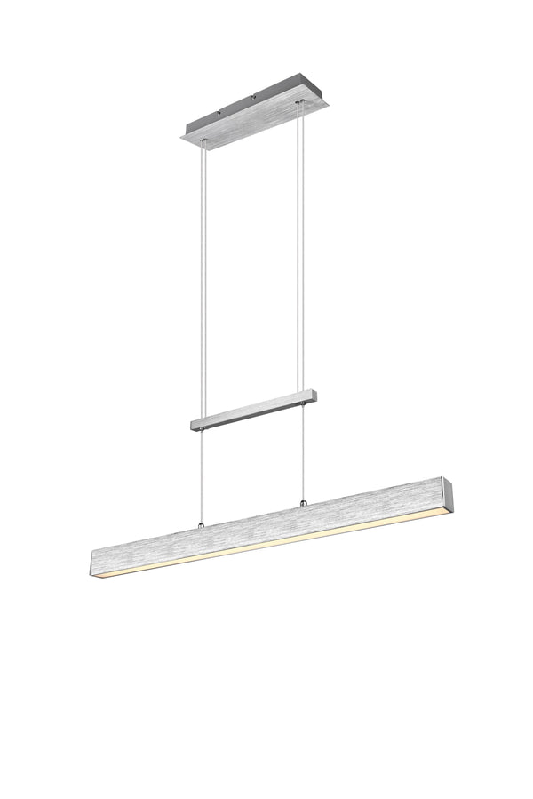 Lampada a Sospensione da Interno a LED in Metallo Alluminio Spazzolato prezzo