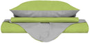 Copripiumino con Sacco e Federe Doubleface Verde Acido\/Grigio Chiaro Varie Misure