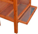 Voliera da Esterno 77x55x158 cm in  Legno Naturale 
