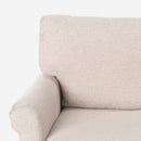 Divano 2 Posti 94x74x126min Tessuto Beige