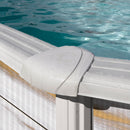 Piscina Rotonda Fuori Terra Ø460xh120 cm in Acciaio e PVC Gre Finlandia