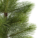 Albero di Natale Artificiale cm Ø48xh90 con 19 rami con vaso grivola verde