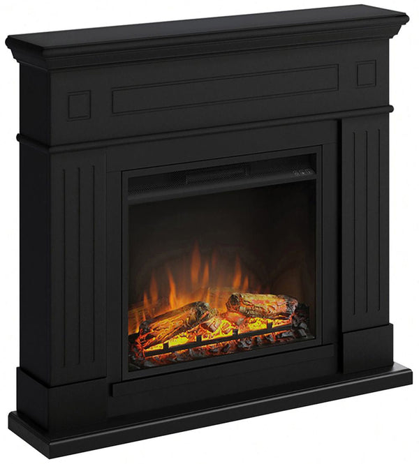 online Camino Elettrico da Pavimento Effetto Fiamma 1500W Tagu Larsen Nero