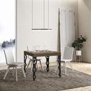 Tavolo Allungabile 90-246x90x77 cm Karamay Tortora  