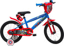 Bicicletta per Bambino 16"" 2 Freni Marvel Avengers Multicolore