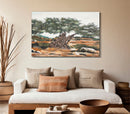 Dipinto su Tela Olivo 120x3,8x80 cm in Pino e Tela      