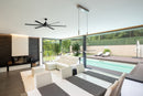Ventilatore da Soffitto con 8 Pale in Alluminio Ø165 cm 5 Velocità Martec Albatross Nero