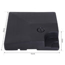 Base per Ombrellone da Giardino Riempibile a Croce 92-124 Kg Nero 51x51x12 cm 